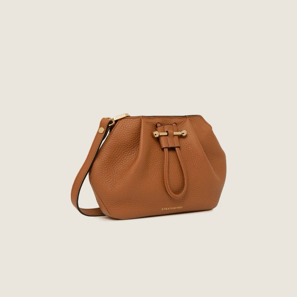 Strathberry Osette Tan crossbody Leather Women's Bag New in box
